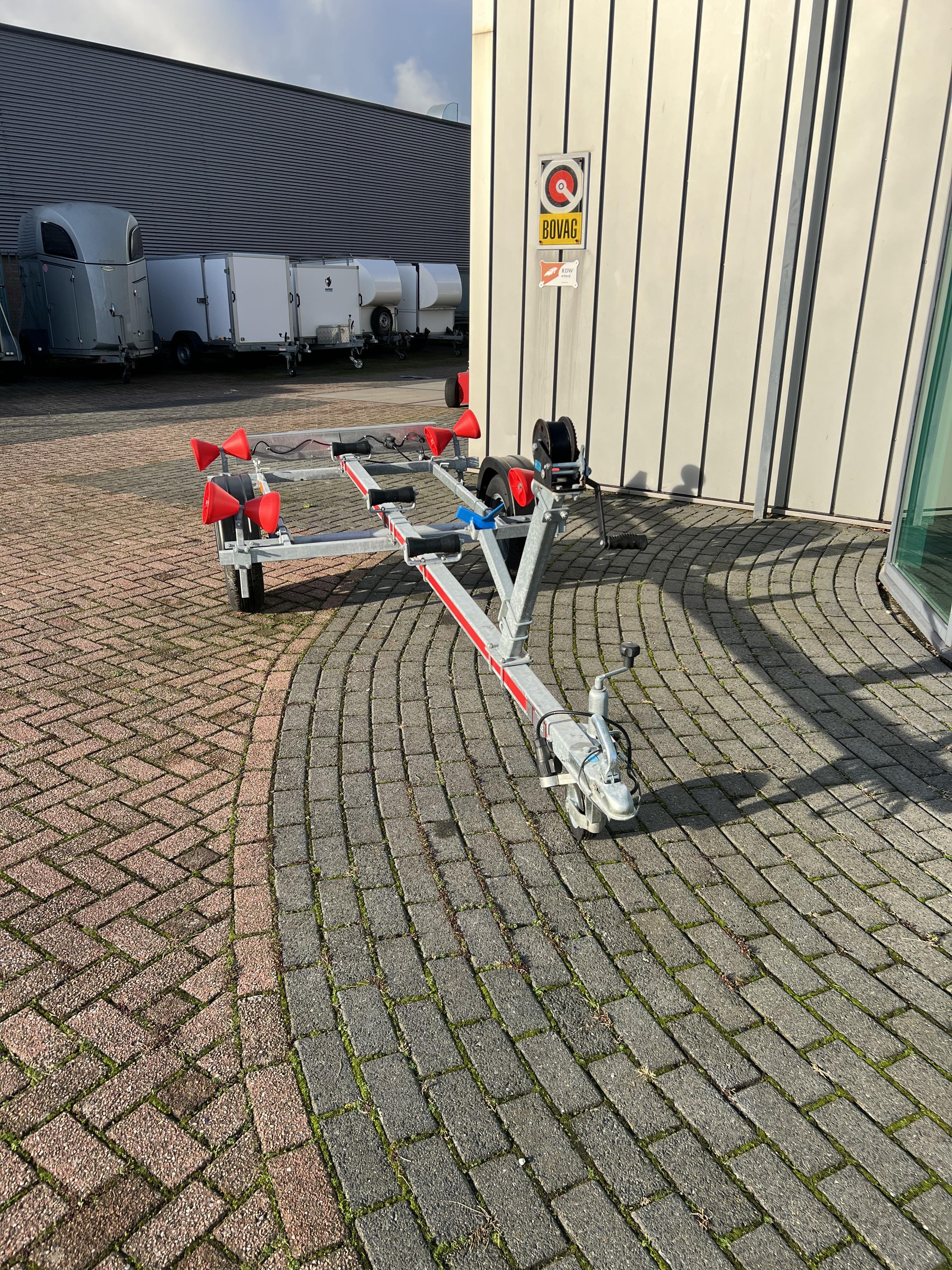 Damco rubberboot trailer